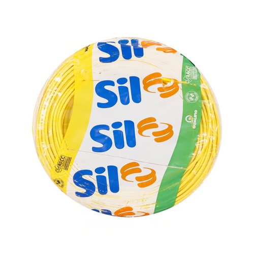 Cabo Flexsil 1,5mm 100m Amarelo 750V Sil