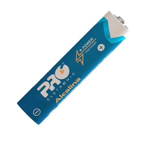 Cartelas com 2 Unidades Pilhas Alcalina Tipo AA LR6 1,5V Pro Eletronic