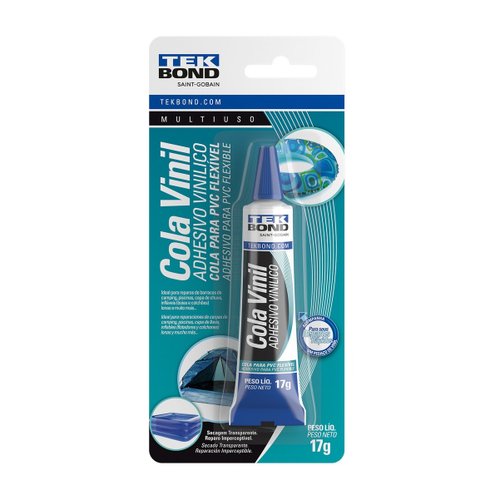 Cola Silicone Vinil 17G Blister Tekbond