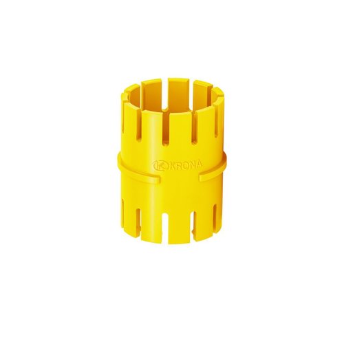 Luva de Pressão para Eletroduto Flexível Amarela 1/2" (20mm) Krona