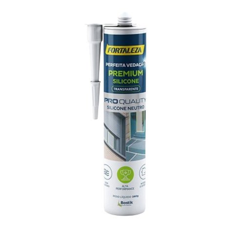 Silicone Acético Incolor 250G Fortaleza