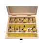 Kit  Jogo  Fresas  Para  Tupia Cana 6mm 12  Peças  Profield