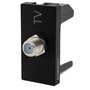 Tomada Antena Tv Conector Tipo F Preto Pial Plus+ Legrand